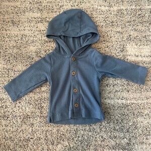 Carter’s baby gender neutral hooded blue cardigan